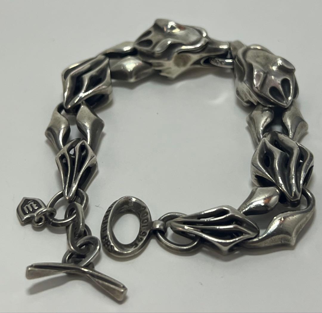 定価9.9万円　ウォーウルフＷヘッドブレス　ウルフマンブラザーズ　ブレスレット