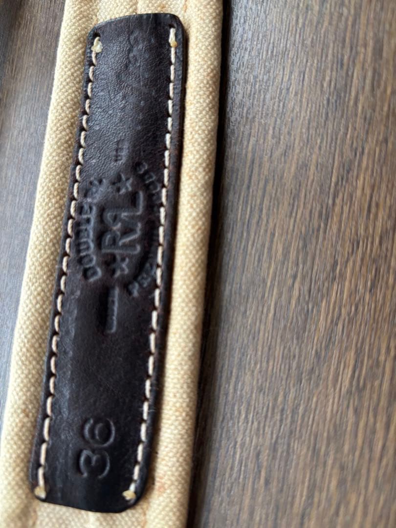 70〜80’s ヴィンテージ Double RLキャンバスロープベルト　36