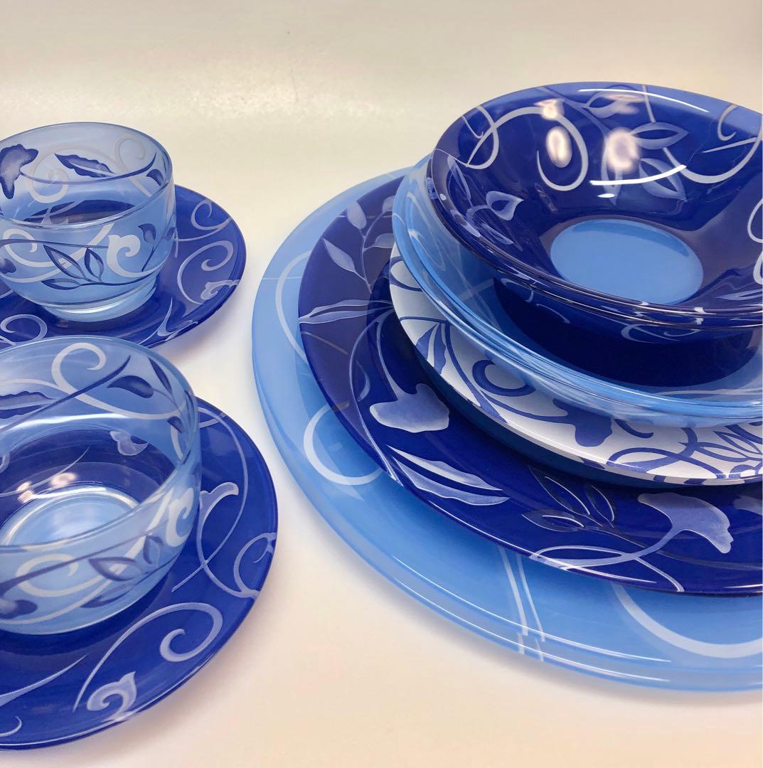 フランス製　ガラス食器 ③ 中皿