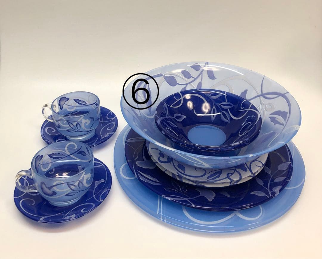 フランス製　ガラス食器 ③ 中皿