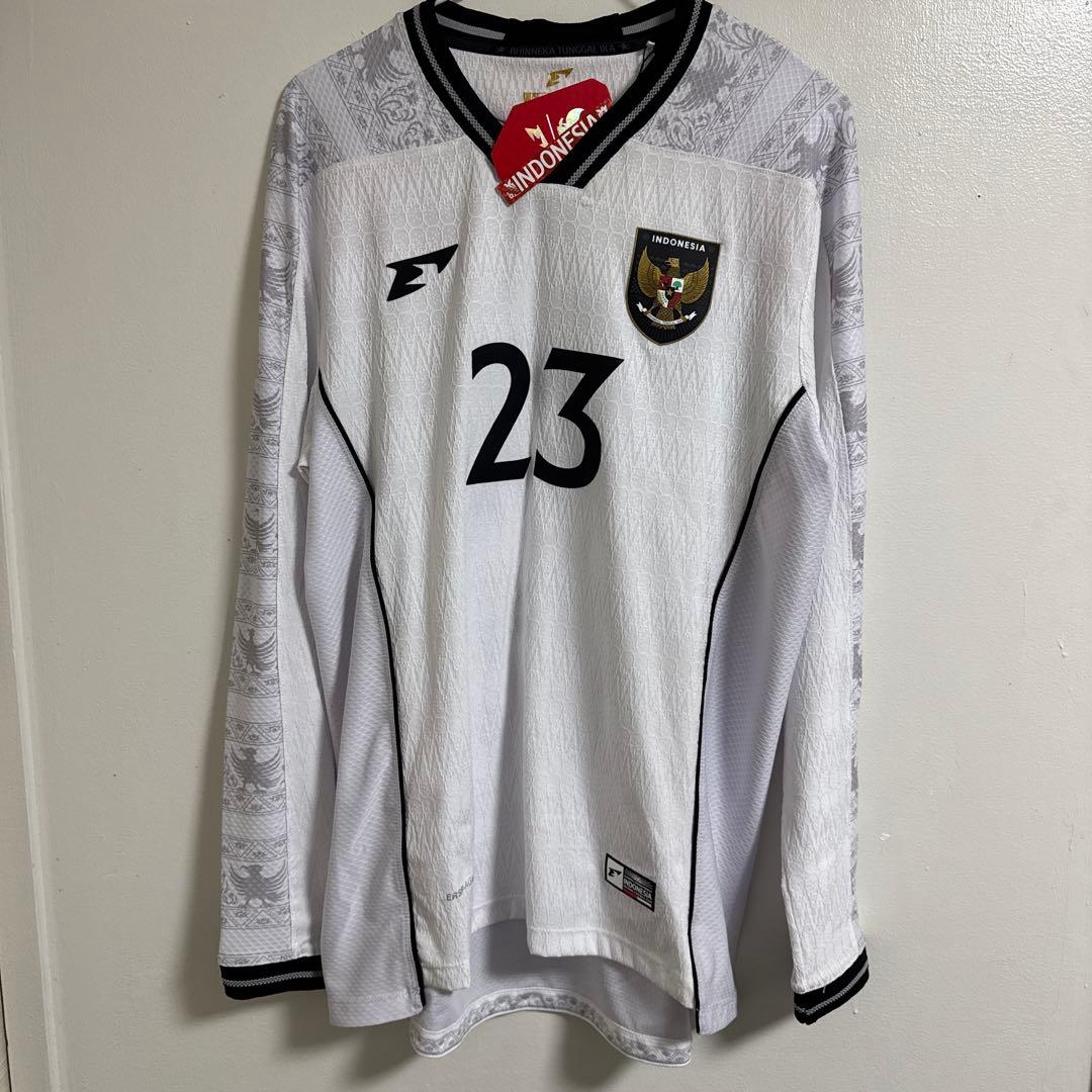 インドネシア代表 ホワイト長袖ジャージ 23番