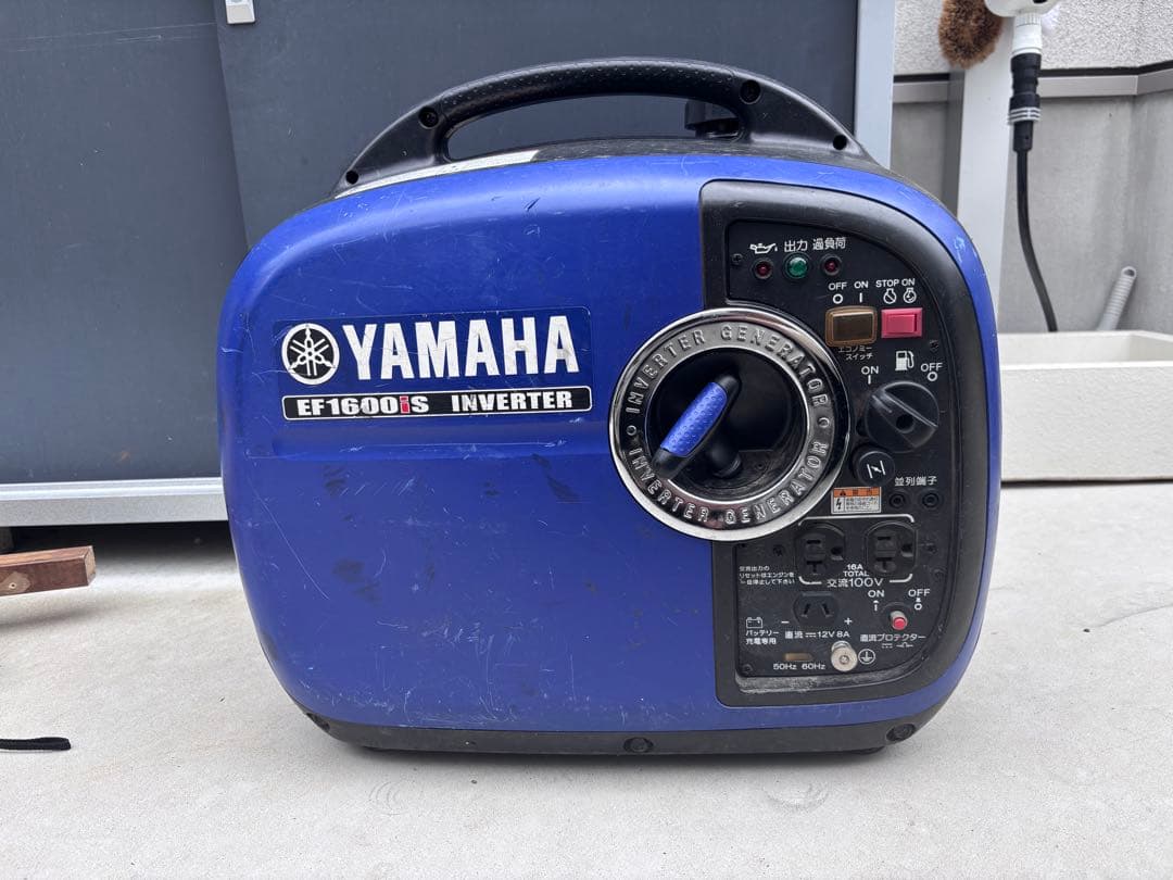【直接渡しのみ】YAMAHA EF1600IS 発電機　携行缶付き