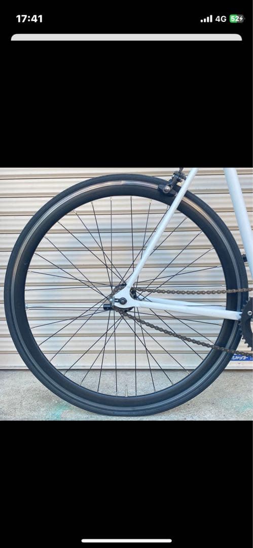 シングルギア ピストバイク 700C ホワイト