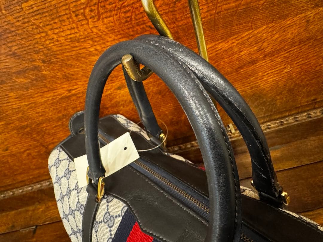 GUCCI オールドグッチ　シェリー　ミニボストン　ハンドバッグ