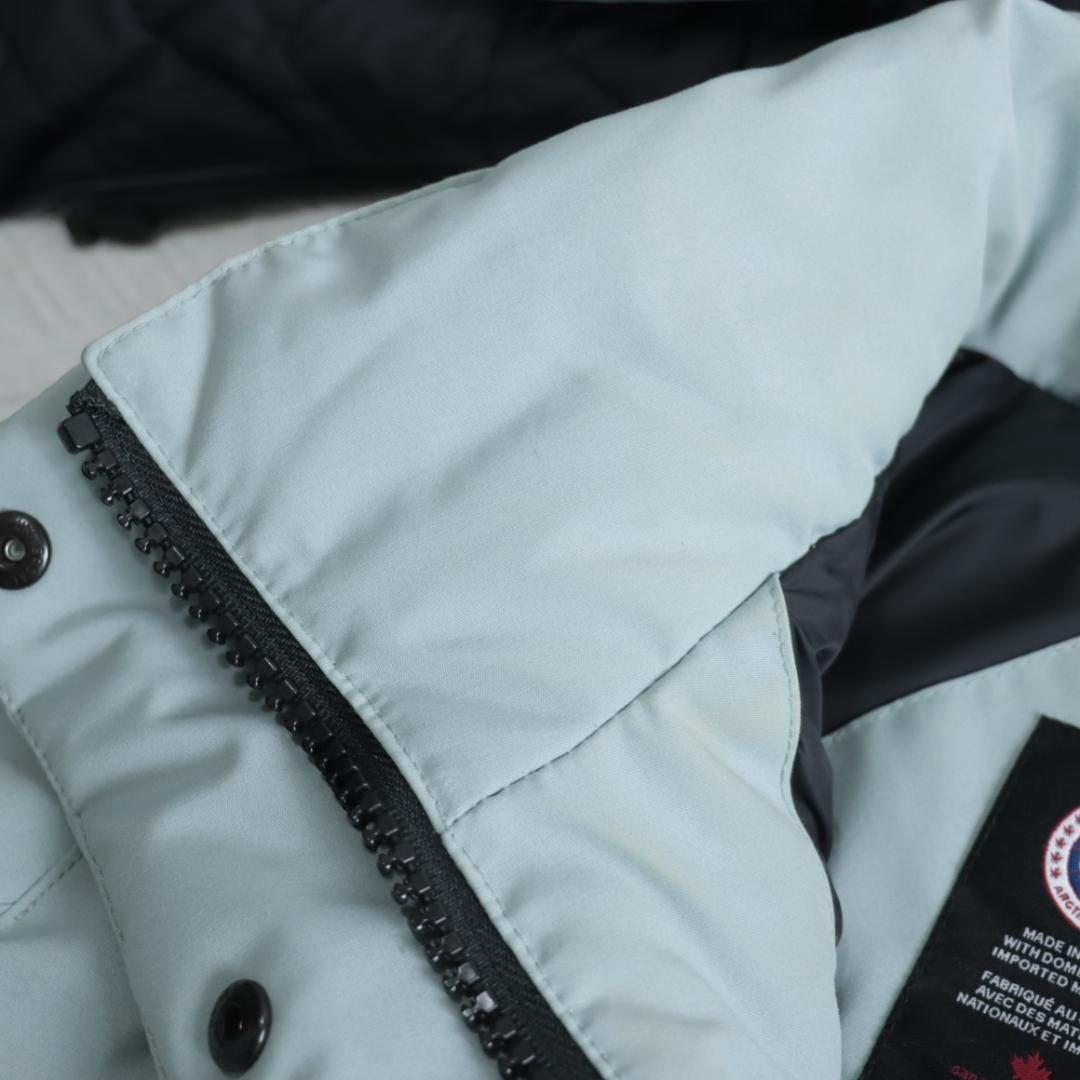 希少！カナダグース ダウンジャケット　ブレイクリーパーカ　ライトブルーサザビー