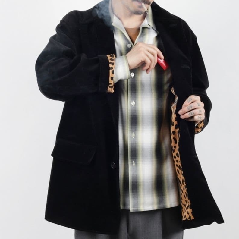 WACKO MARIA SUEDE LEATHER COAT　Sサイズ