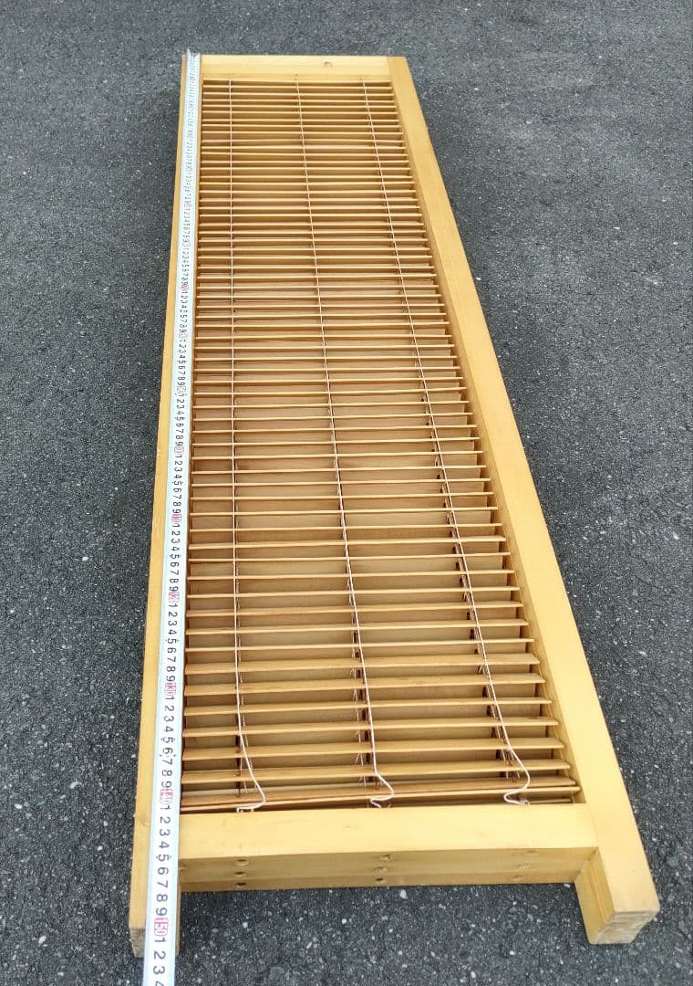 木製 衝立 3連 高さ150cm ルーバー パーテーション 折りたたみ 目隠し