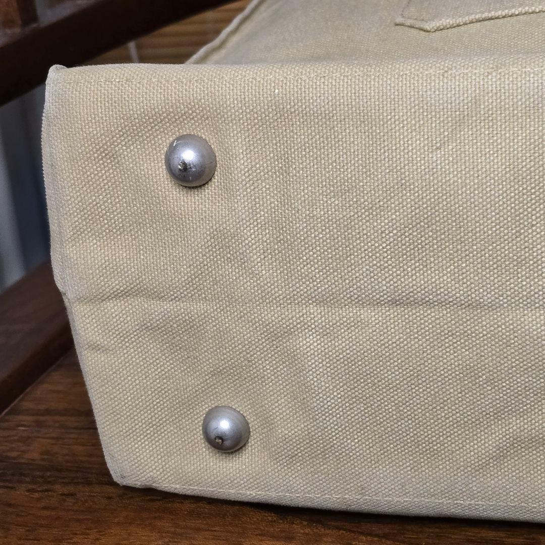 京都　一澤信三郎帆布鞄　トートバック　弁護士かばん　ベージュ