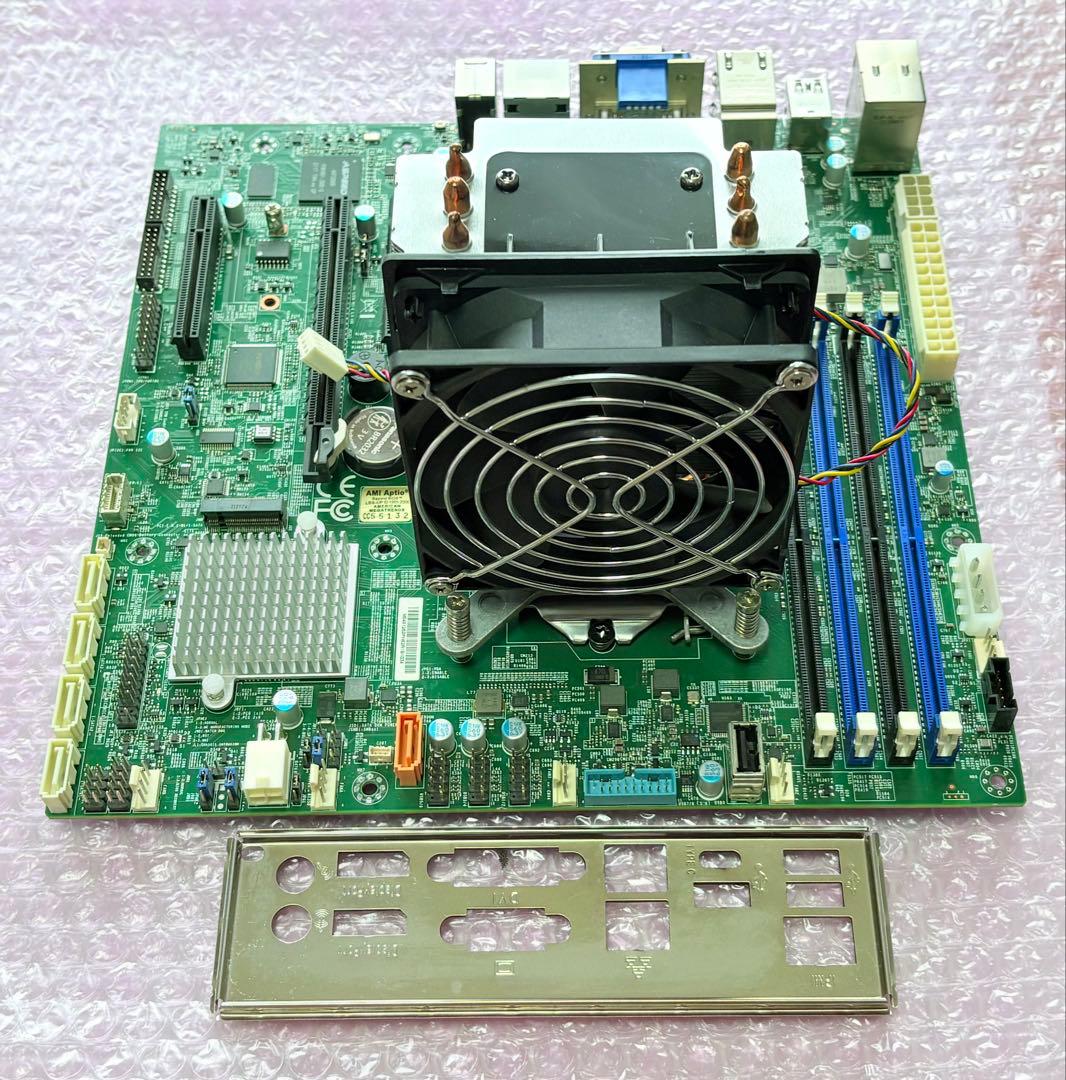Supermicro X11SCZ-F/IPMI・TPM2.0搭載/クーラー付き