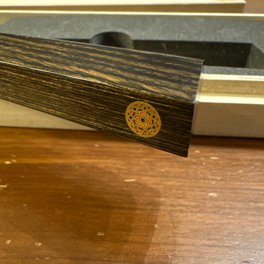 瑞雲 関兼次 ダマスカス 三徳包丁 180mm