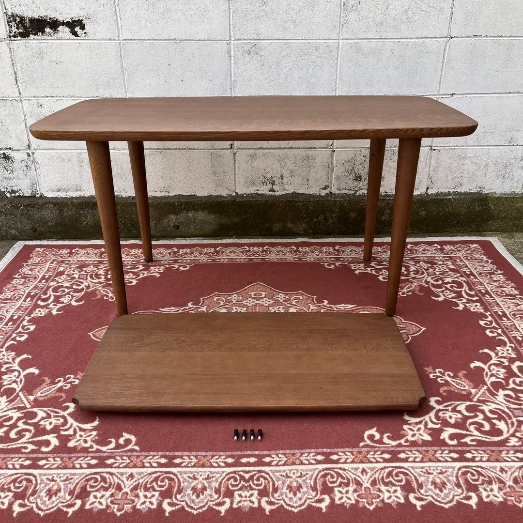 高品質 美品◾️飛騨産業 キツツキ 侭 JIN センターテーブル 棚付き 木製家具