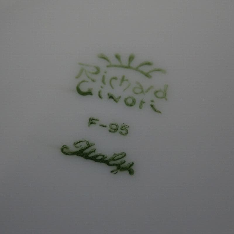 RU-6189 リチャードジノリ　ベッキオホワイト　スープカップ＆ソーサー　ペア