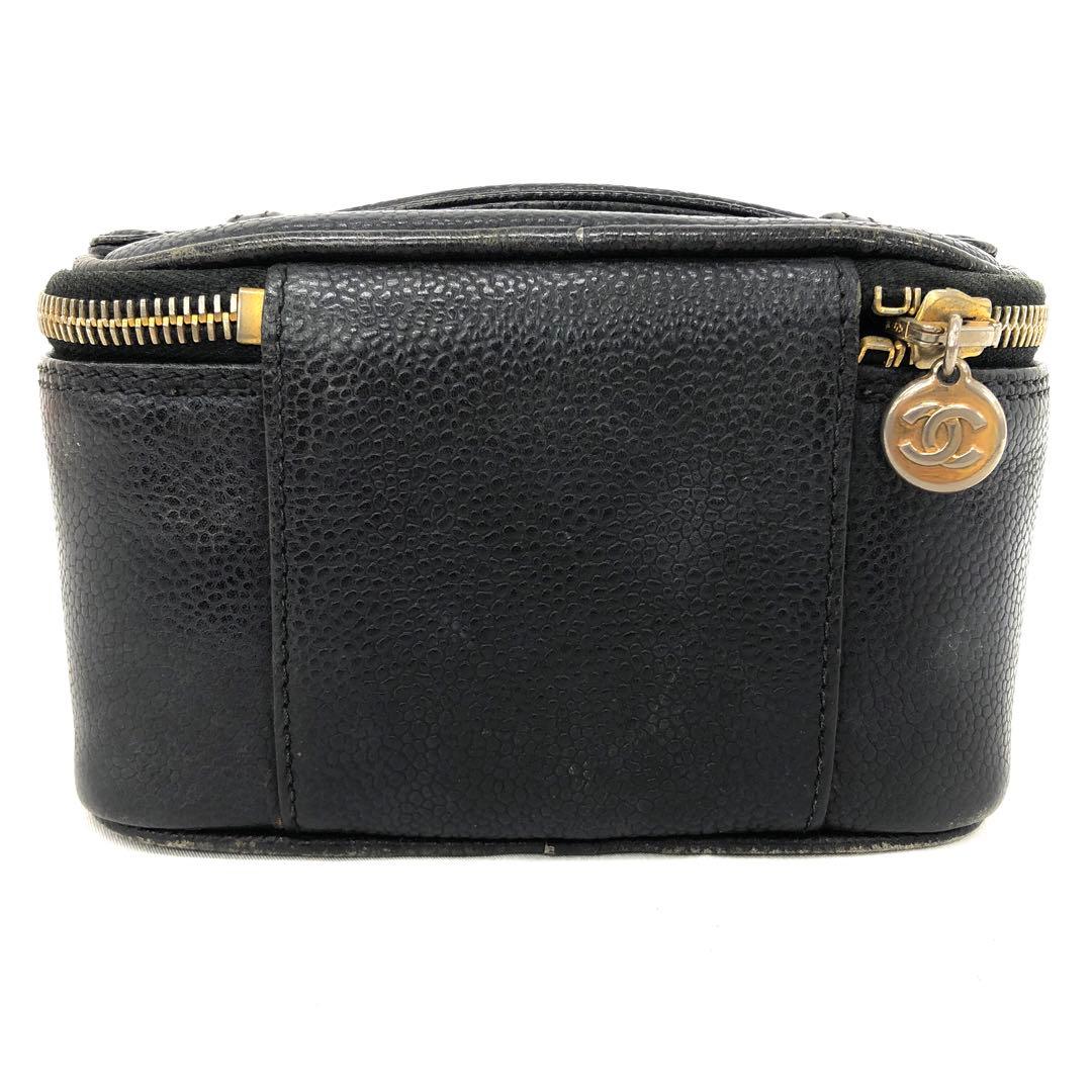 M11/029 CHANEL シャネル バニティポーチ ココマーク ブラック