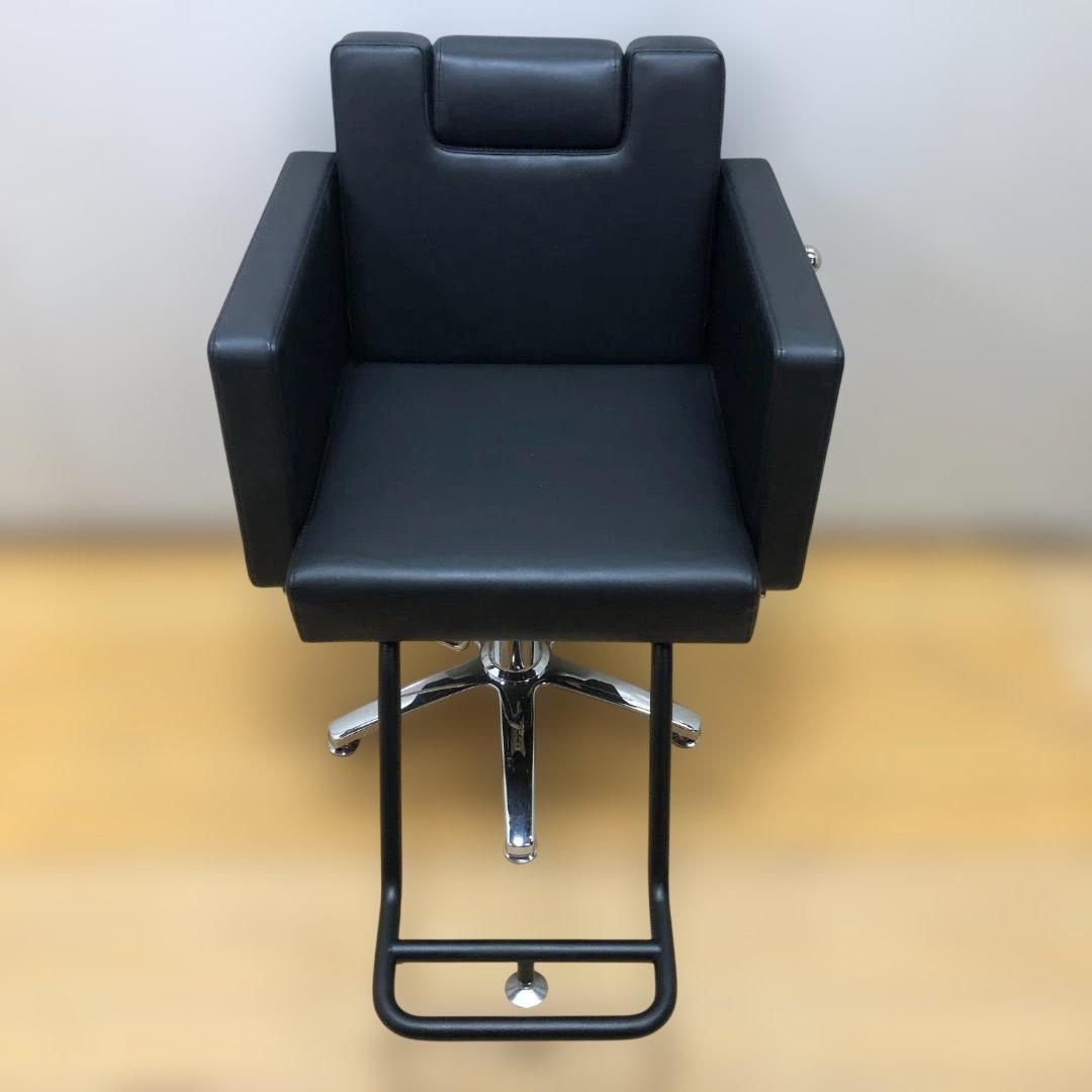 美品 バックシャンプー用 油圧昇降 ブラック 美容室 ヘッドスパ 112930