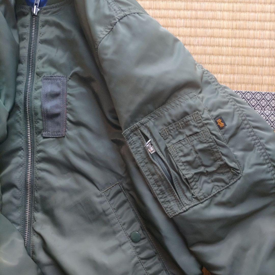 ALPHA リバーシブル スカジャン MA-1 Lサイズ