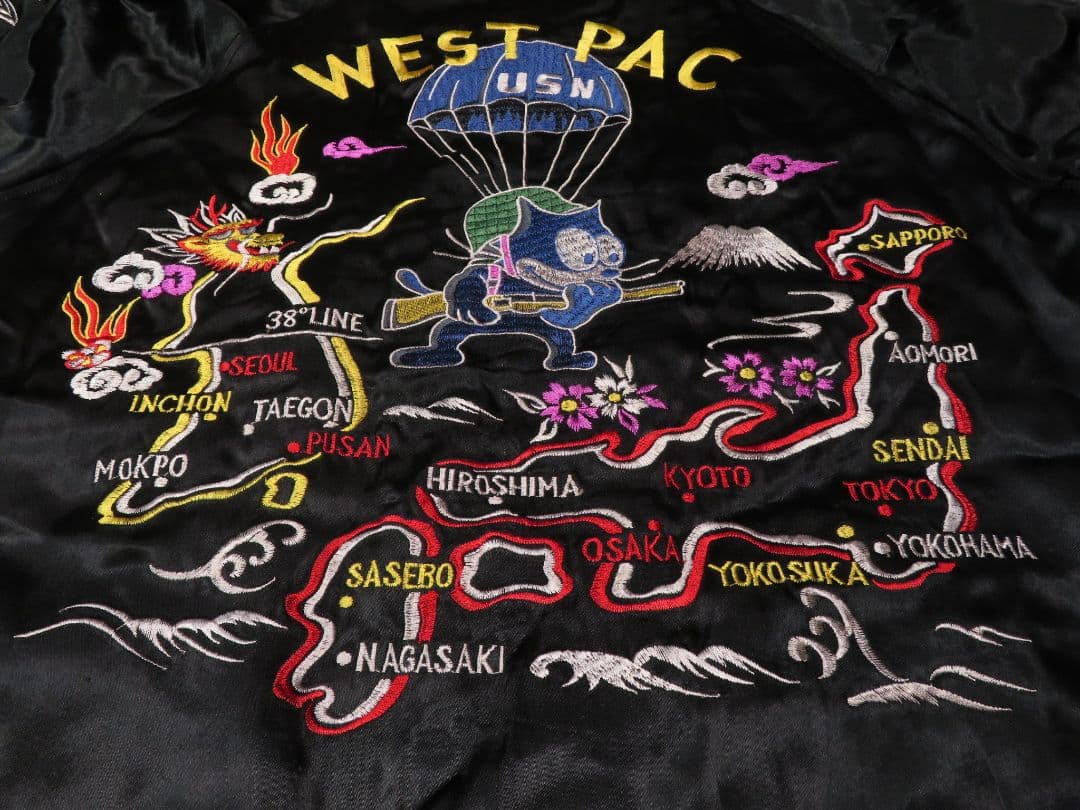 ✅️ WEST PAC FELIXS THE CAT フェリックス スカジャン