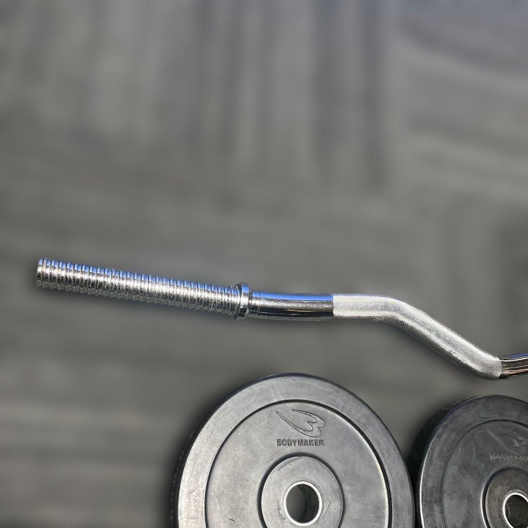 Ｗバーセット。5kg2.5kg1.25kgプレート