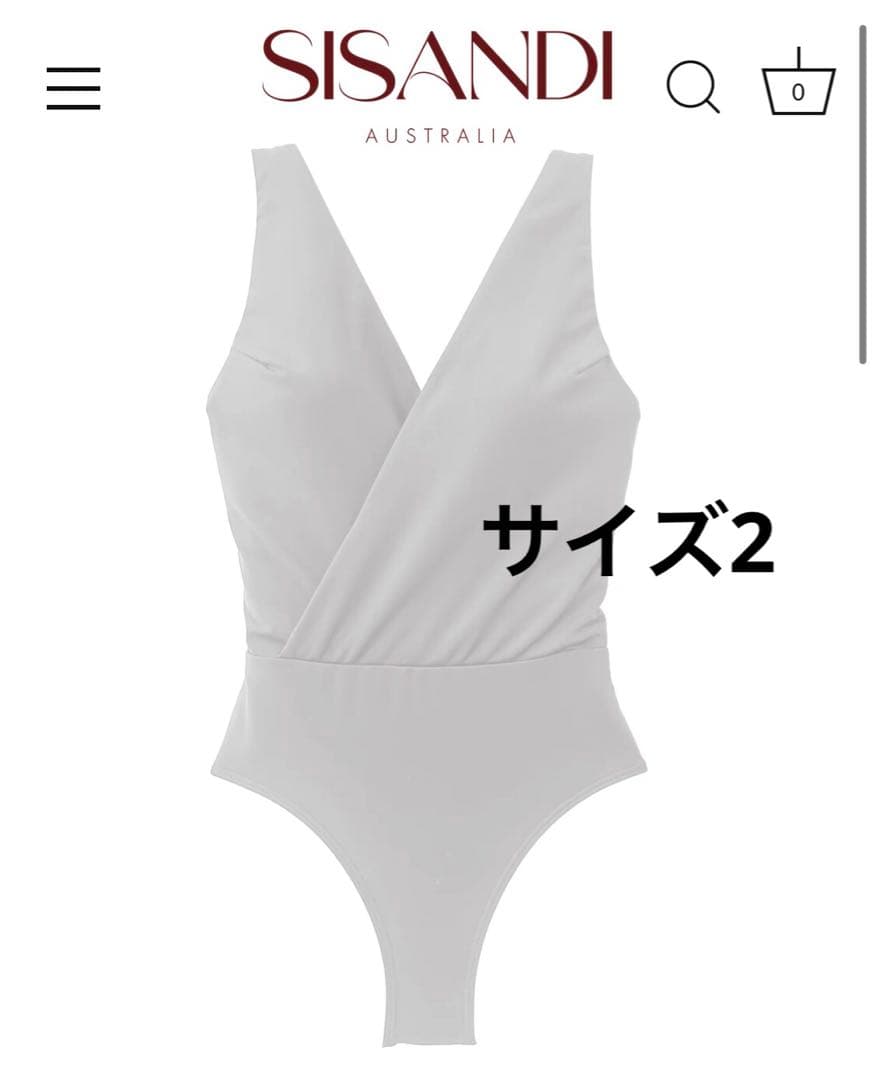 SISANDI V OPENED moonlight white サイズ2