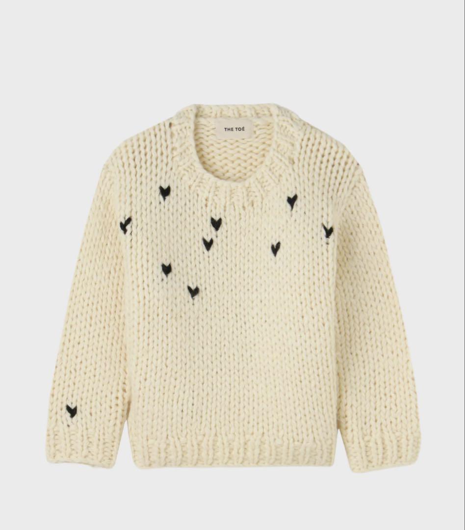 新品タグ付き　THE TOE NOTTING-HILL HEARTニット　S