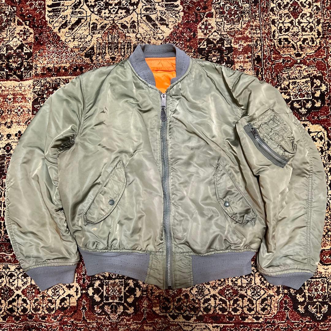 Alpha industries MA-1 90s オリーブ L ミリタリー