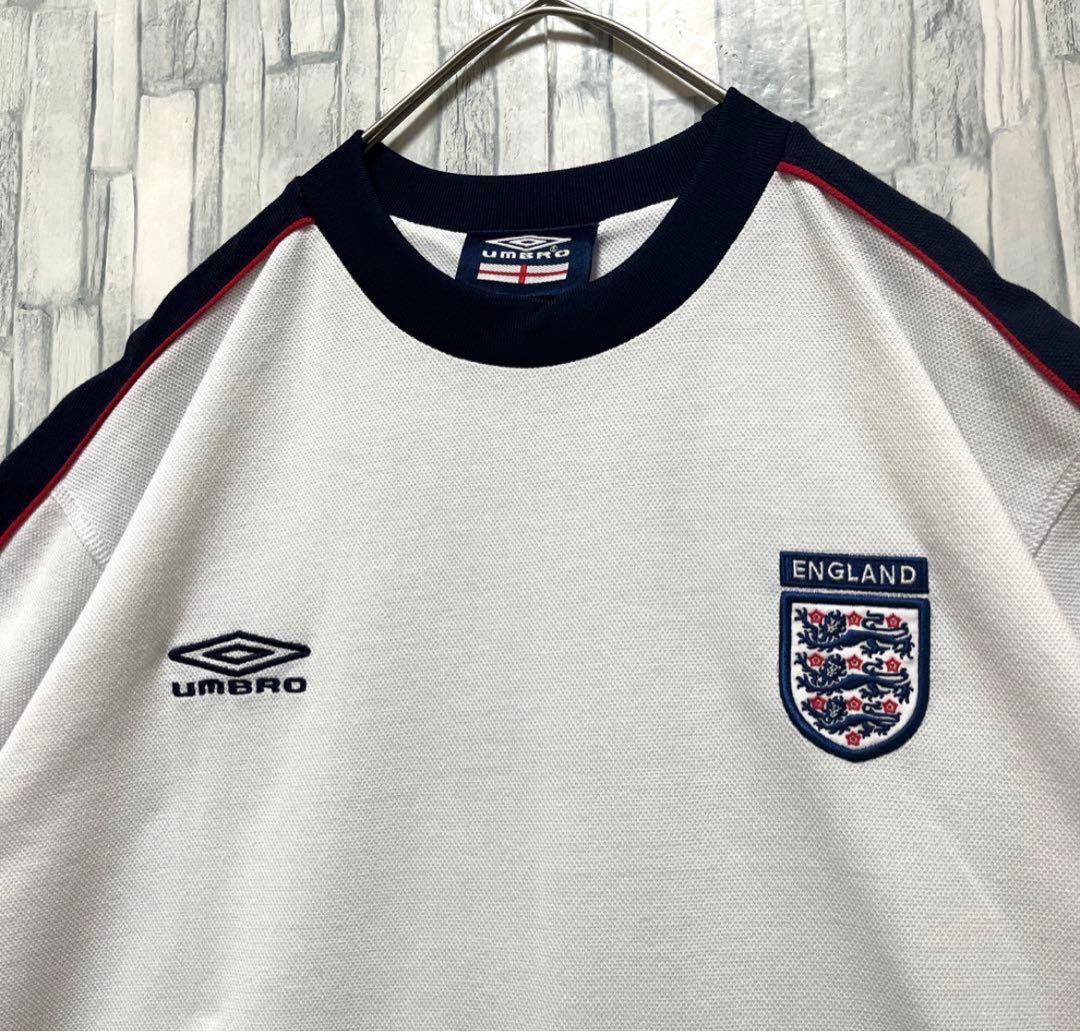 アンブロ オーウェン イングランド代表 リンガーTシャツ ゲームシャツ L 刺繍