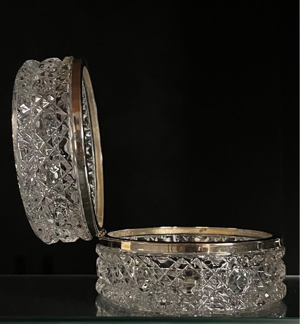 Baccarat バカラ/※1kgオーバー 大型 ジュエリーボックス　ディアマン