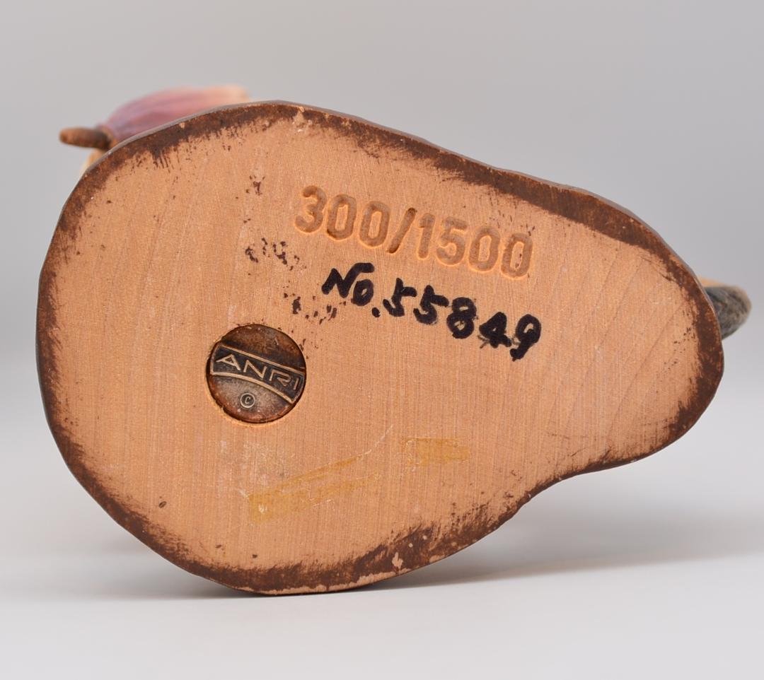 連れてって　アンリ　ANRI　イタリア　高さ16ｃｍ　木彫り人形　ヴィンテージ