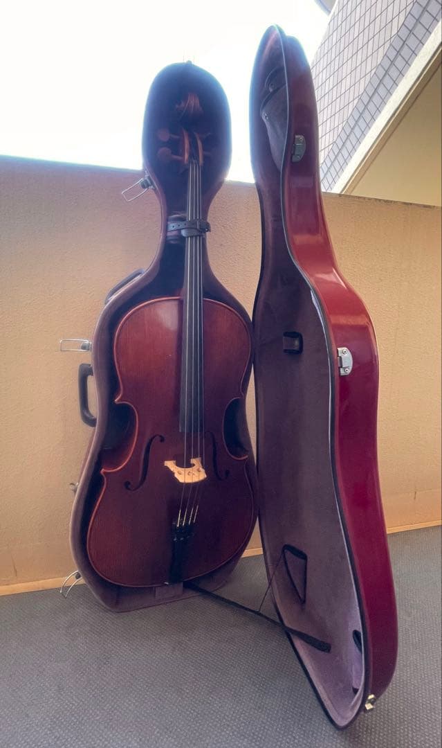 【ヴィオラ】geminiano no.10 チェロ4/4【ハードケース付】
