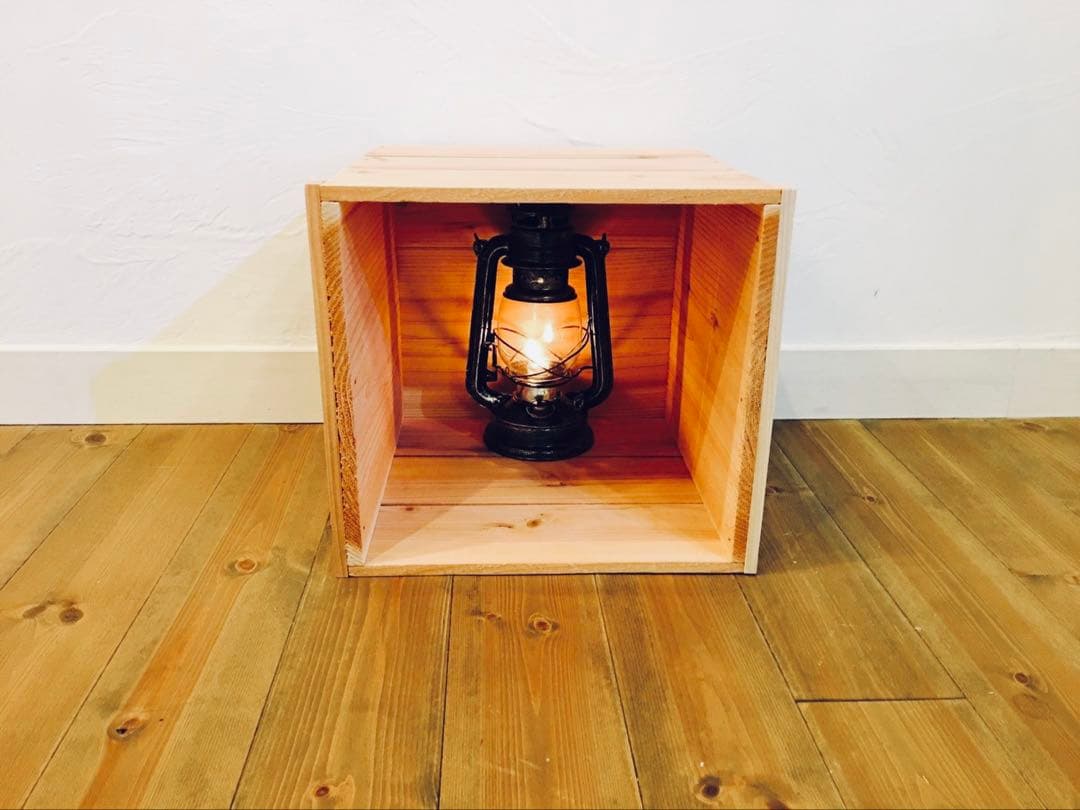 新品 「 りんご箱 1箱」「角箱 木箱 2箱 」/ ウッドボックス ラック 収納