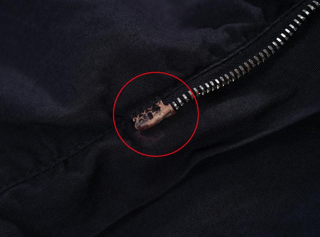 2001SS C.P.COMPANY コットン ジップシャツ ネイビー 4