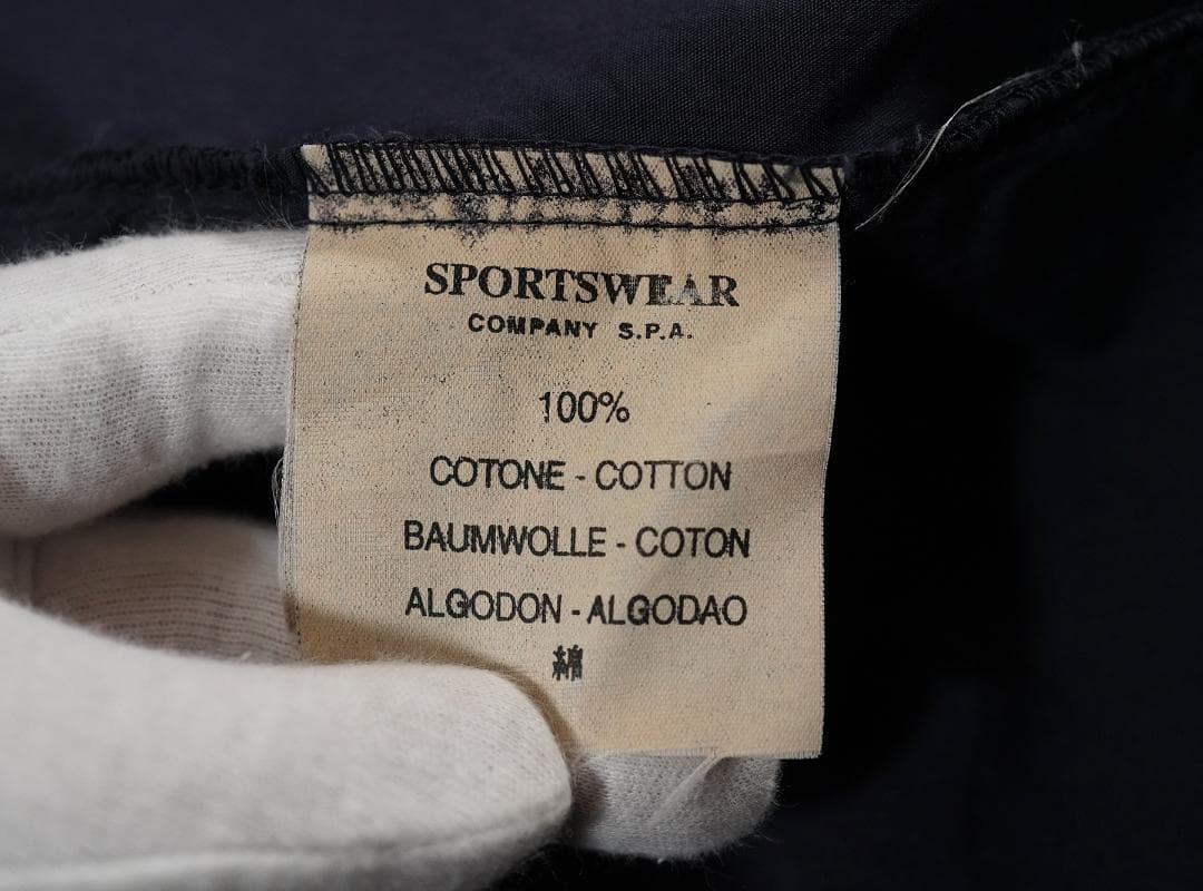 2001SS C.P.COMPANY コットン ジップシャツ ネイビー 4