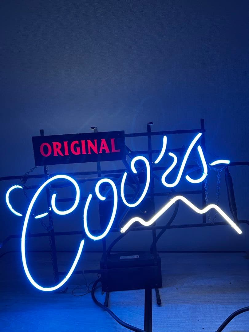 クアーズ・エクストラゴールドのネオン管