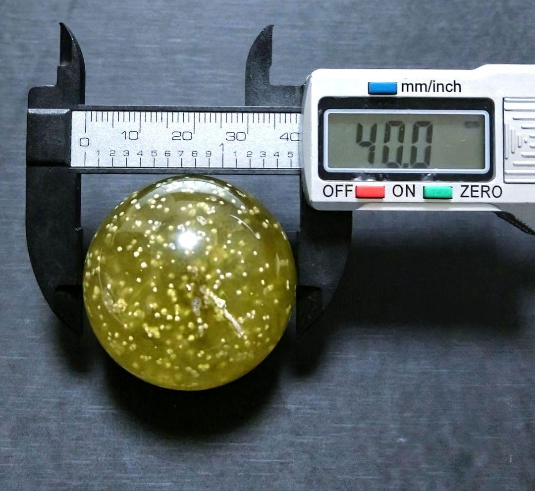 【高品質】リビアングラス　スフィア　約４０㎜　珍品　希少　レア　ガラス　隕石