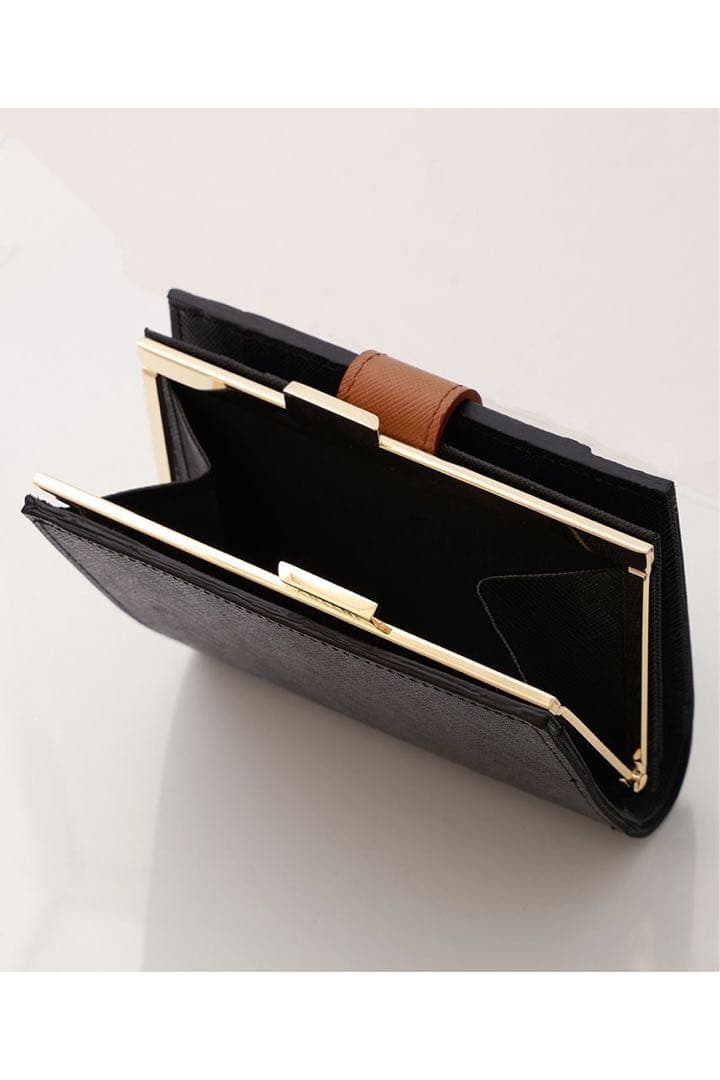 CULLNI クルニ 財布 本革 牛革 二つ折り ブラックメンズ レディース