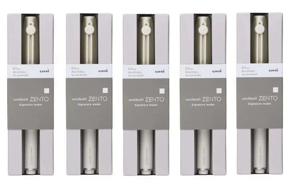 5本セット ゴールド ユニボール ゼント zento シグニチャーモデル
