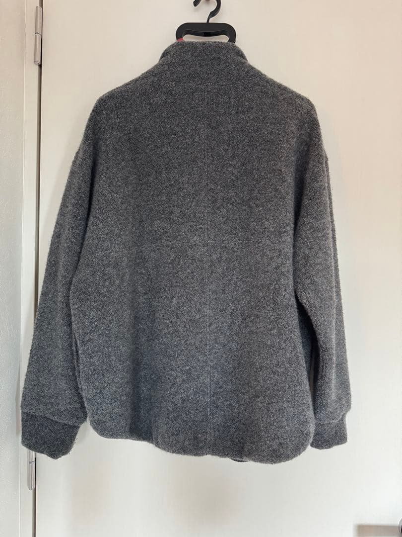 RHC ボア　ハーフジップ　プルオーバー　グレー　XSサイズ