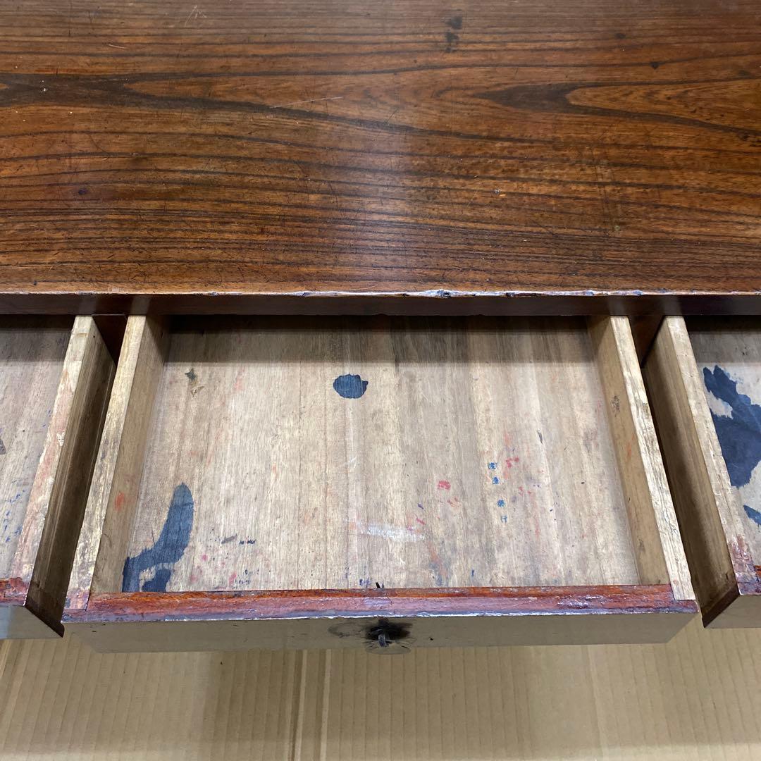 ☆当時物　昭和レトロ文机 3つの引き出し付き☆