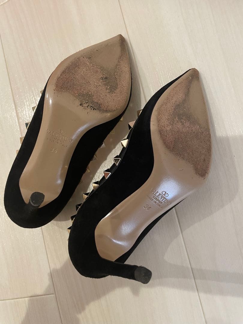 ヴァレンティノ　スタッズ ハイヒール34