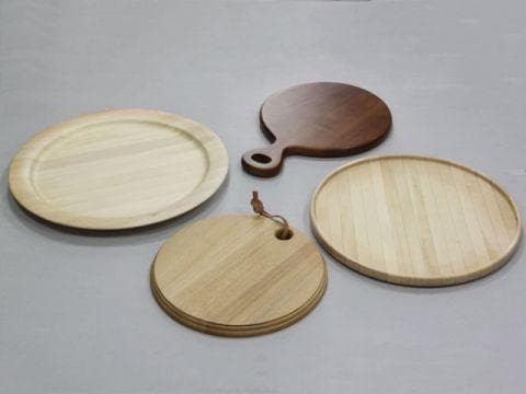 ◆木製　カッティングボード　パーティートレイ　未使用品