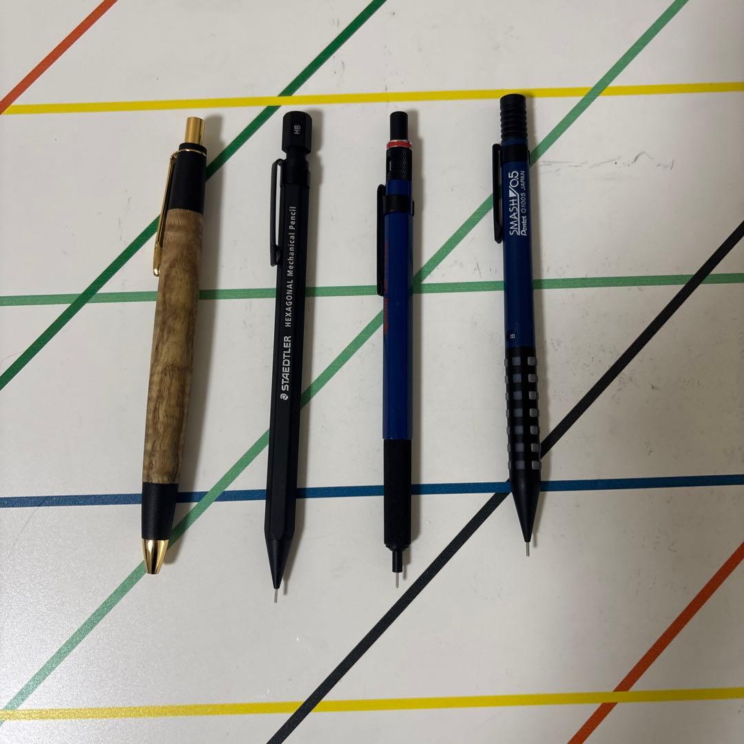 ボナンペン＋ヘキサゴナルスマッシュロットリング500セットシャープペンシル