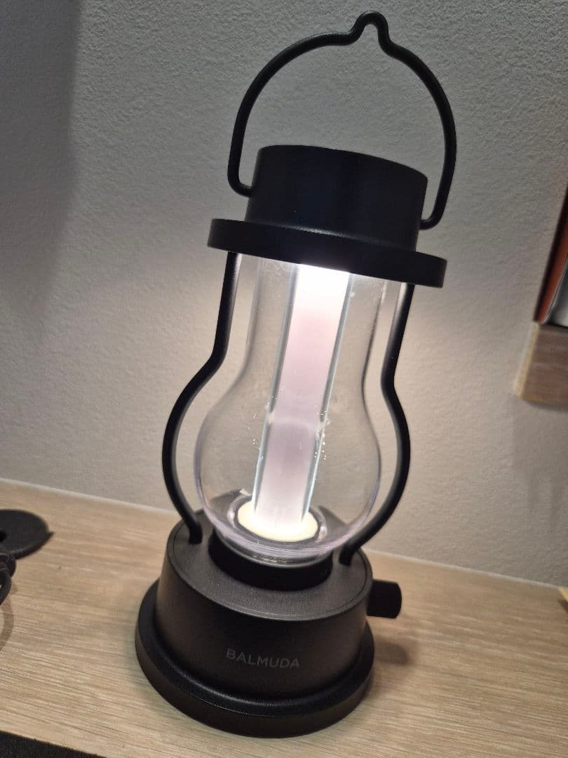 バルミューダ ザ・ランタン ブラック LED&アンドナット ランタンケース