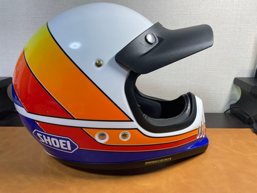 SHOEI ex-zero スモーク　ミラーシールド　純正バイザー　サイズL