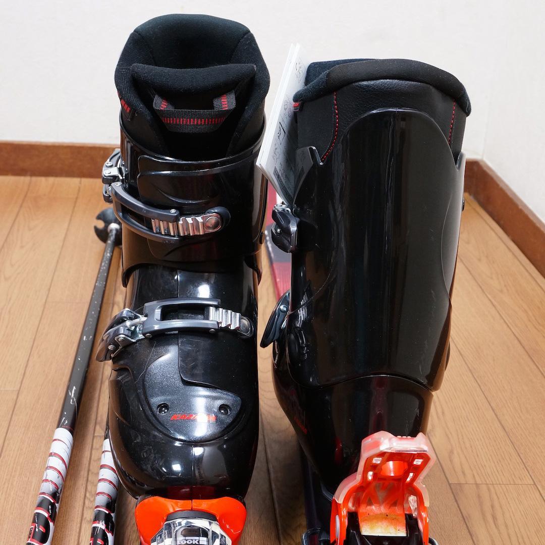 メンテ済 150cm 靴27cm HART スキーセット 靴未使用