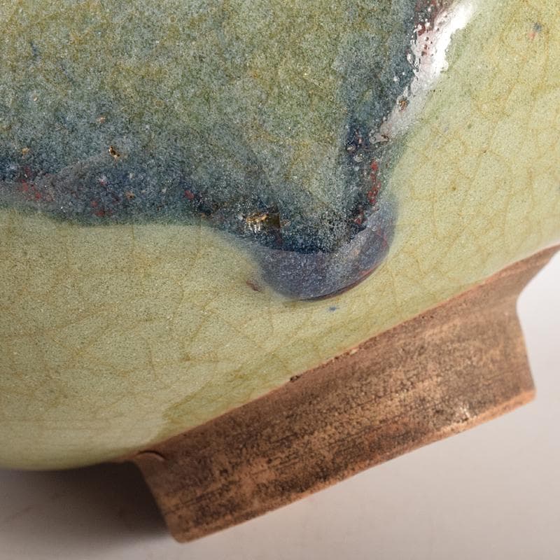 中国　唐物　窯変　茶碗　銘「唐錦」　書付箱　M　R7830