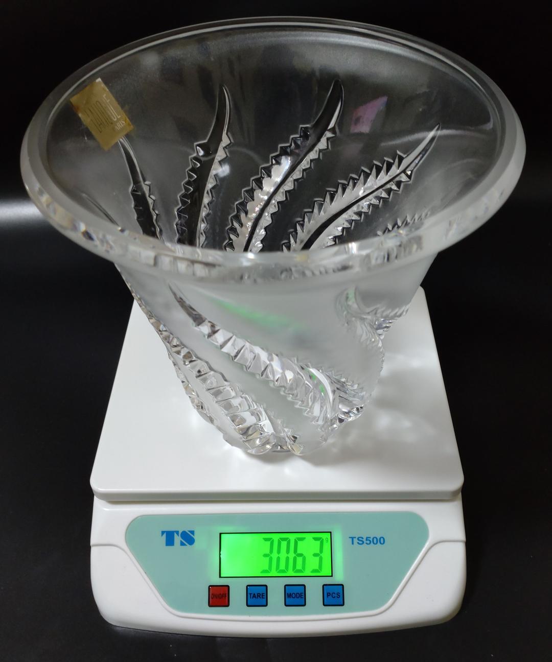 ルネラリック　LALIQUE ロベリア　Lobelia 植物シダ　VASE