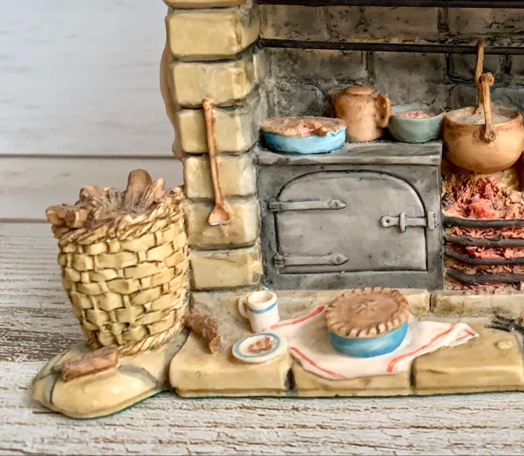 ブランブリーヘッジ 暖炉 フィギュア 置物 ボーダーファインアーツ