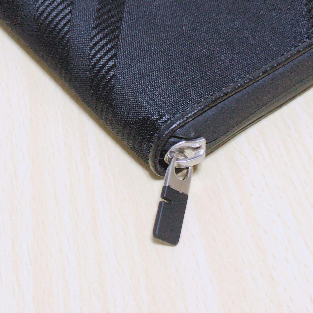 現行 極美品 BURBERRY ラウンドジップ 長財布 新ロゴ 2024SS