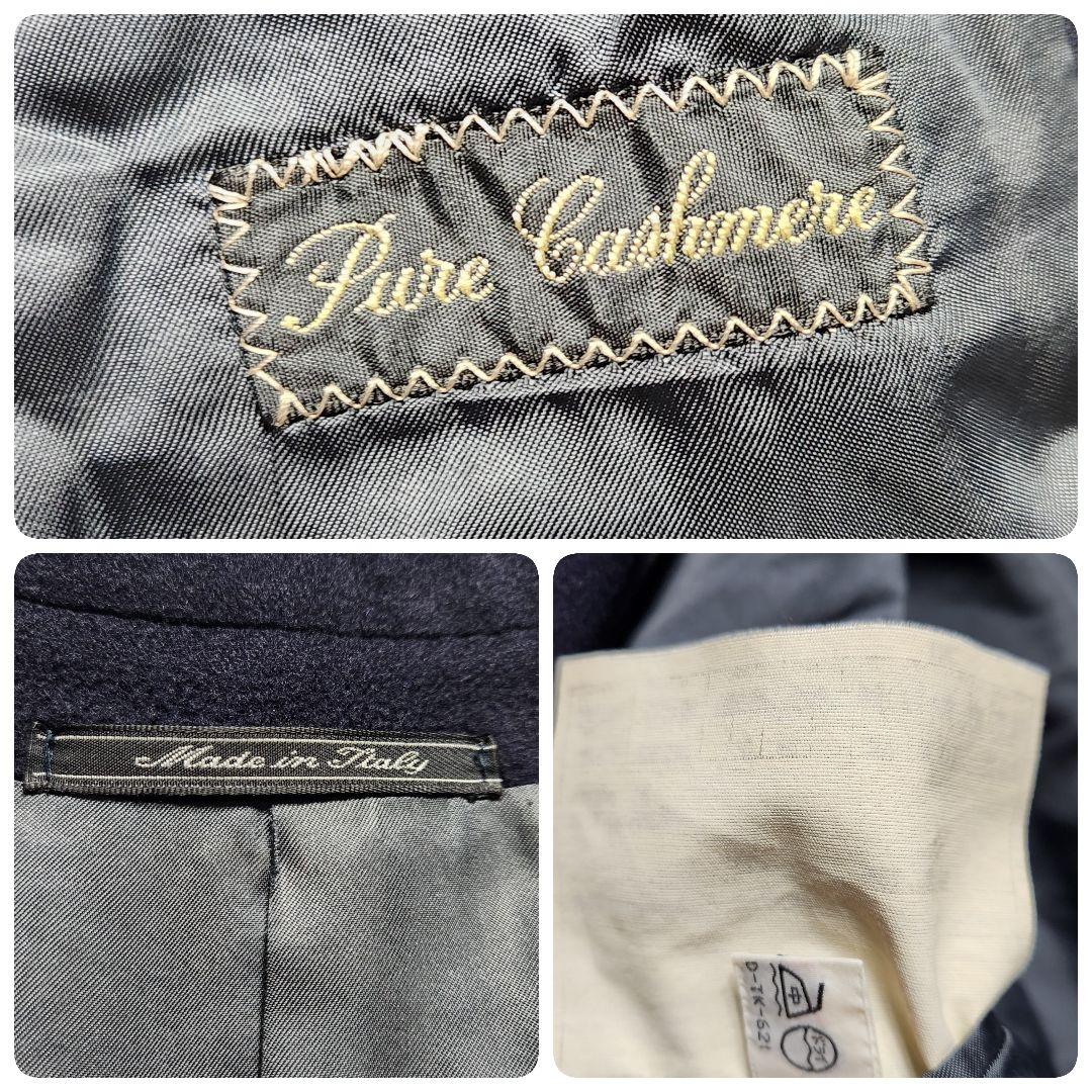 XXL相当 dunhill ステンカラーコート 総カシミヤ 2way ベルト