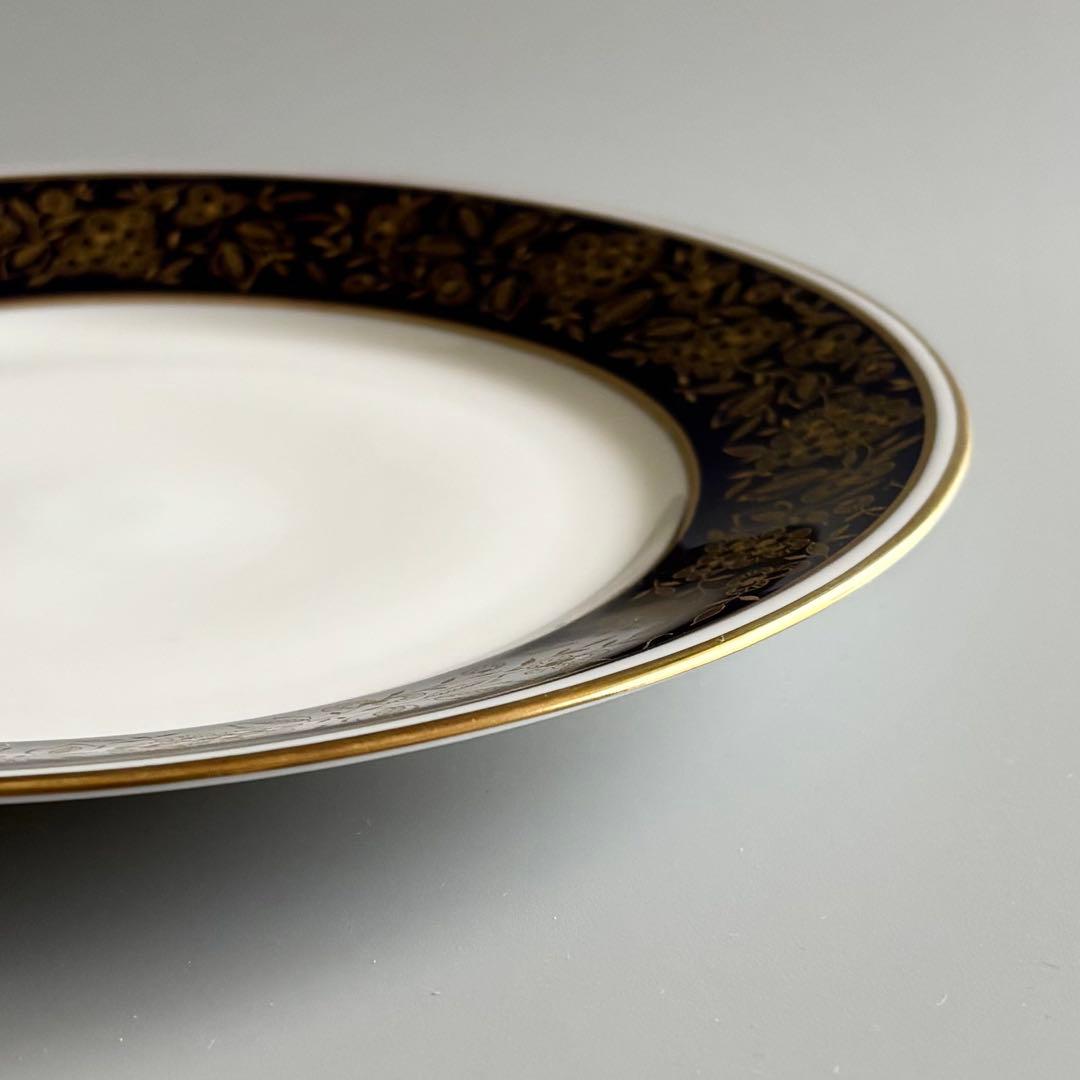 ドイツ製ヴィンテージ　Weimar　コバルトブルー　金彩花模様【稀少品・未使用】