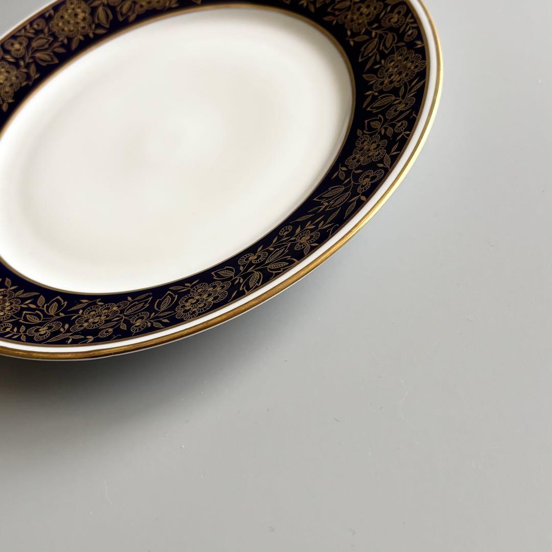 ドイツ製ヴィンテージ　Weimar　コバルトブルー　金彩花模様【稀少品・未使用】